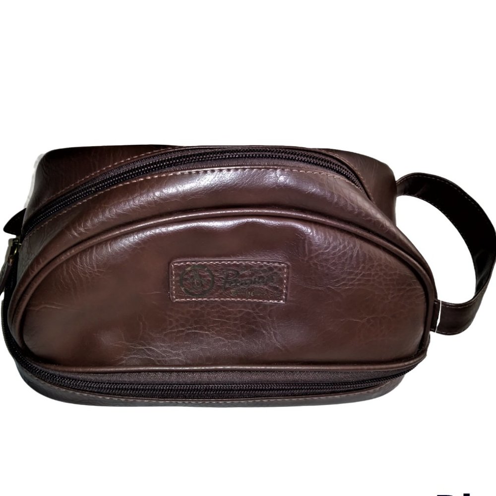 ORIGINAL PENGUIN. brown men's travel bag.